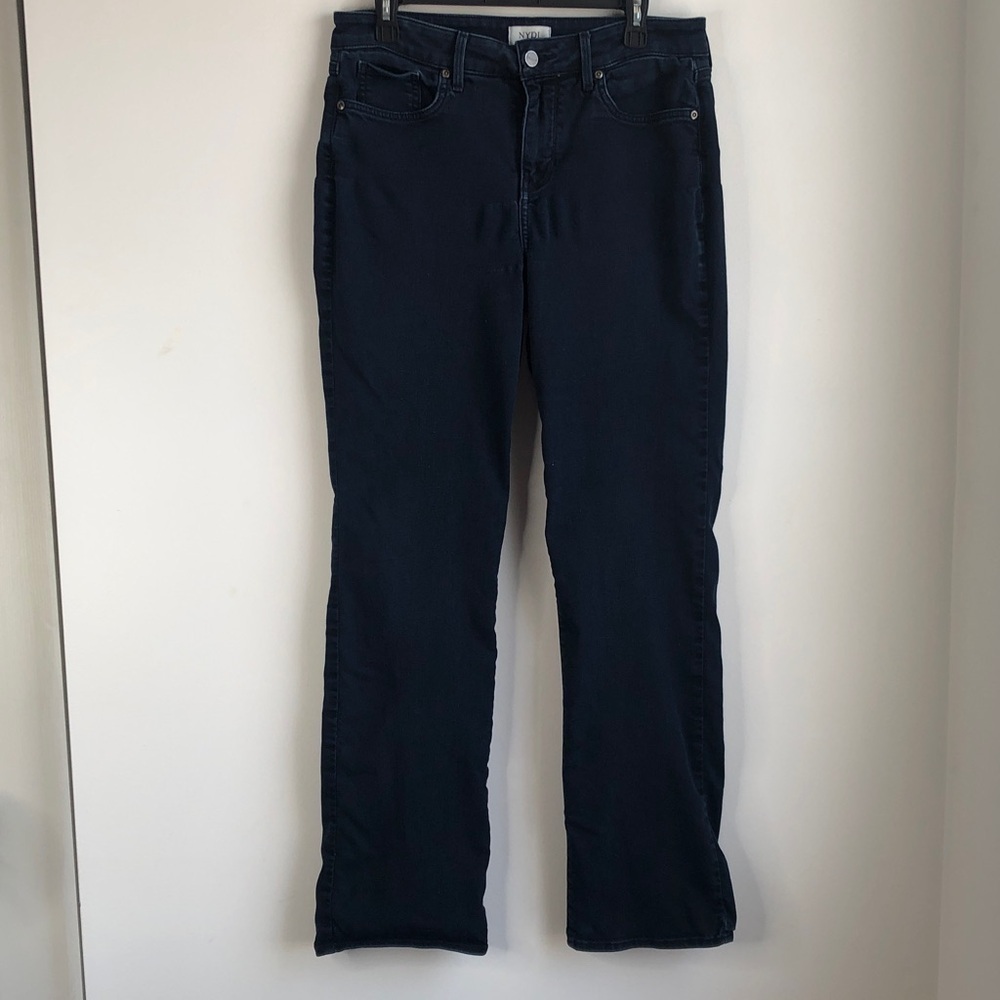 NYDJ Dark Blue Straight Leg Jeans